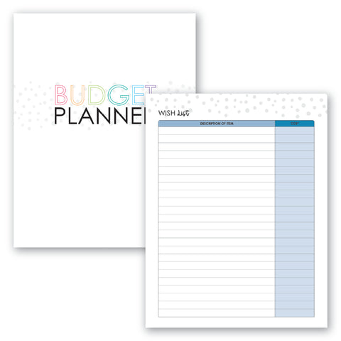 7x9 Budget Notebook
