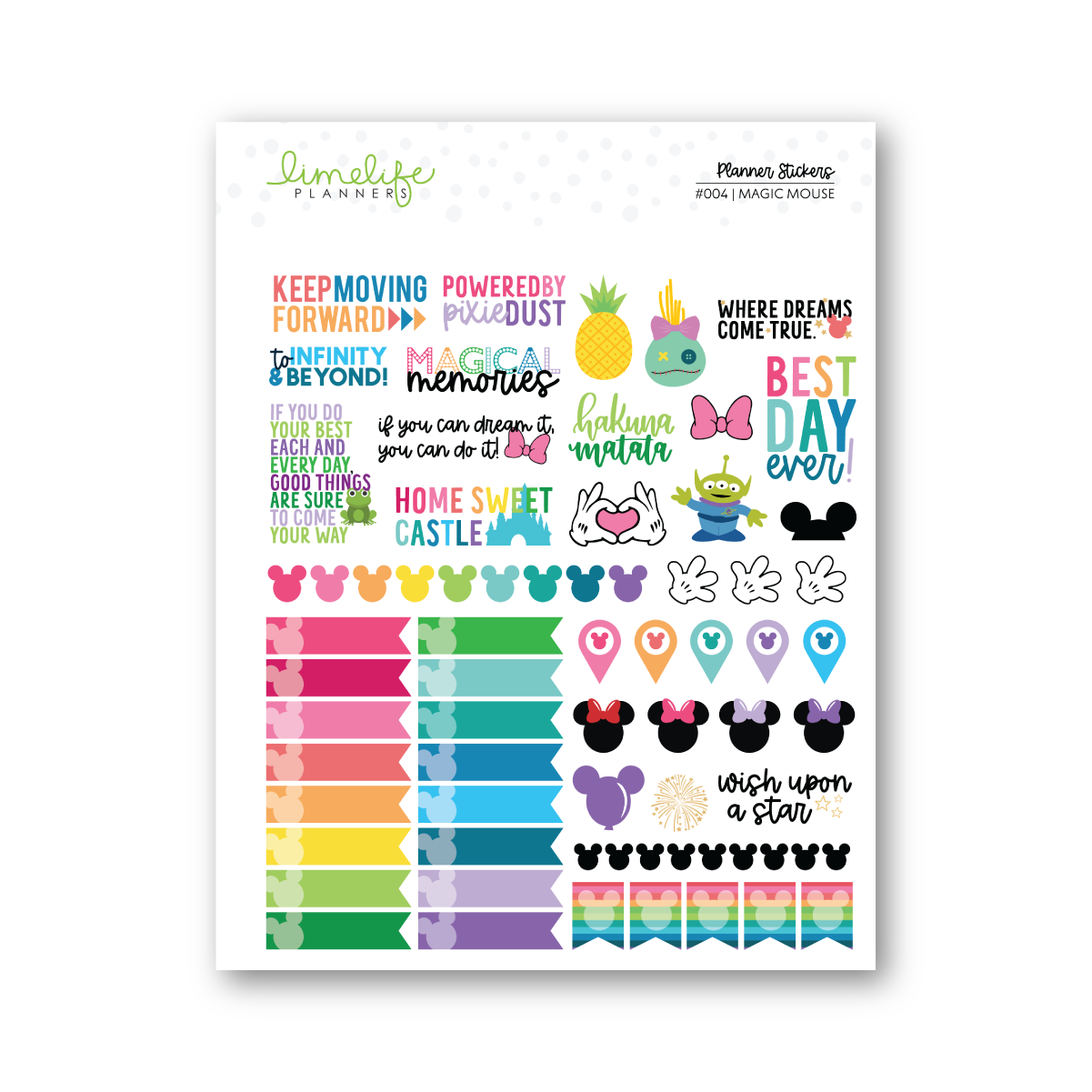 Magic Mouse Stickers – Limelife Planners