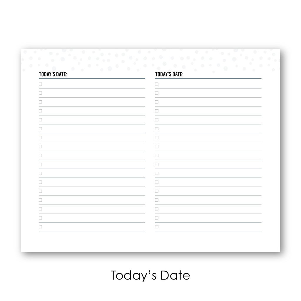 Check List Notebook Horizontal Checklist Notebook – Limelife Planners