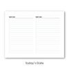 Horizontal Daily Checklist Notebook