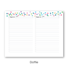 Horizontal Daily Checklist Notebook