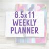 8.5x11 Weekly Planner