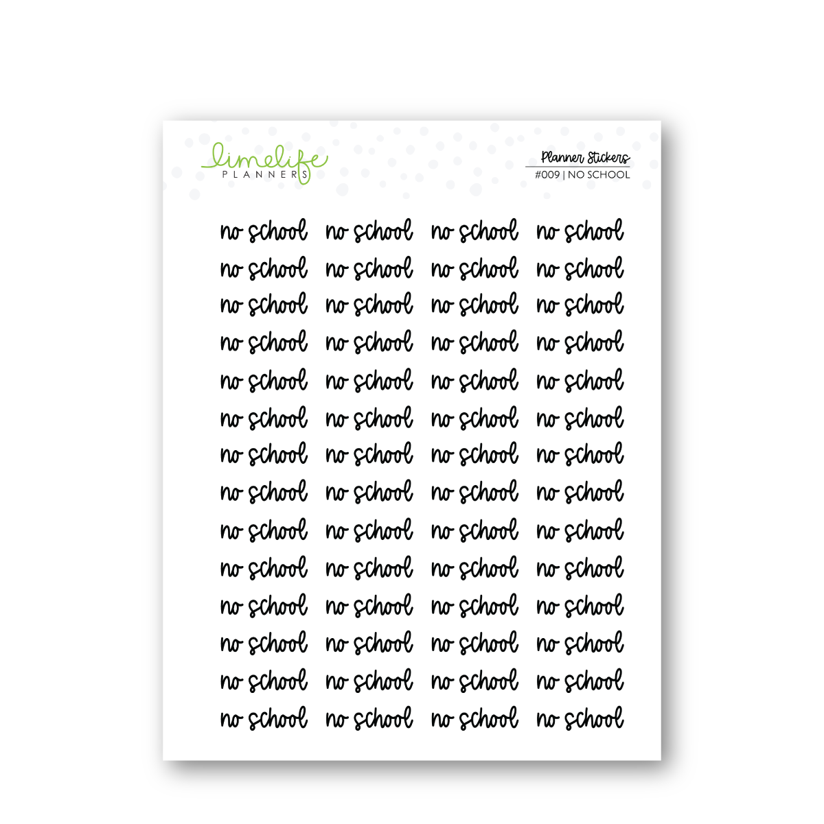 No School Stickers Limelife Planners no-school-stickers-limelife-planners