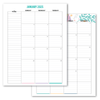7x9 Monthly Basic Planner Limelife Planners