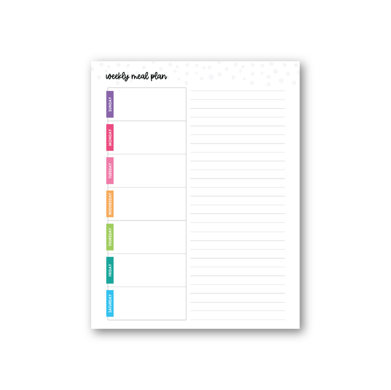 Meal Planning Add-On (Layout A)