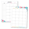 7x9 Monthly Basic Planner Limelife Planners