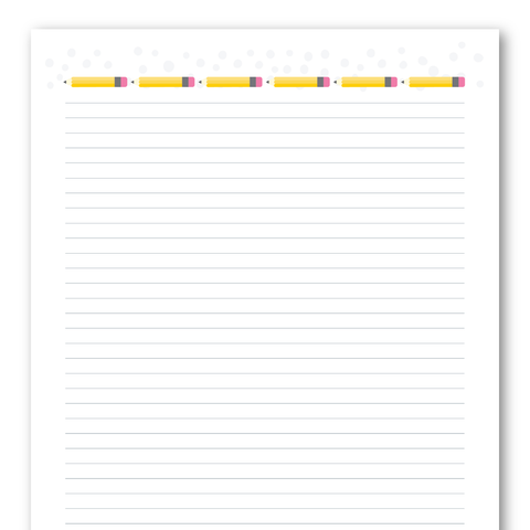 Leining Notes Teacher/Homeschool Lined Notes Add-On – Limelife Planners