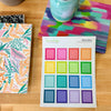 Scalloped Blocks Stickers