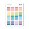 Scalloped Blocks Stickers