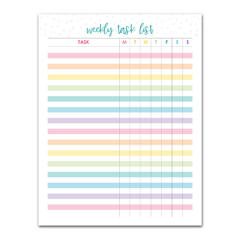 Task List Paper Pad – Limelife Planners