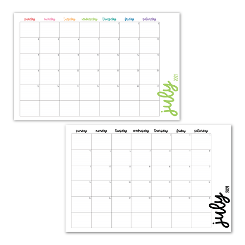 11x17 Monthly Desk & Wall Calendar