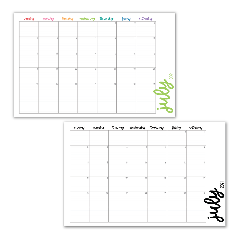 11x17 Monthly Desk & Wall Calendar