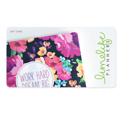 Limelife Planners Gift Card